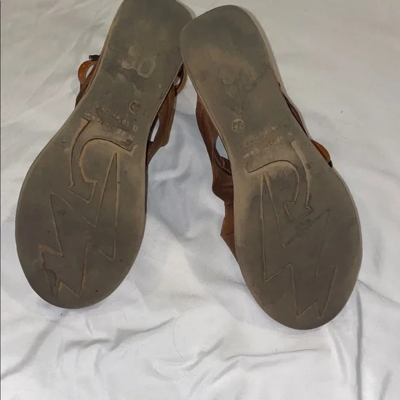 Brown Leather Women's Sandals